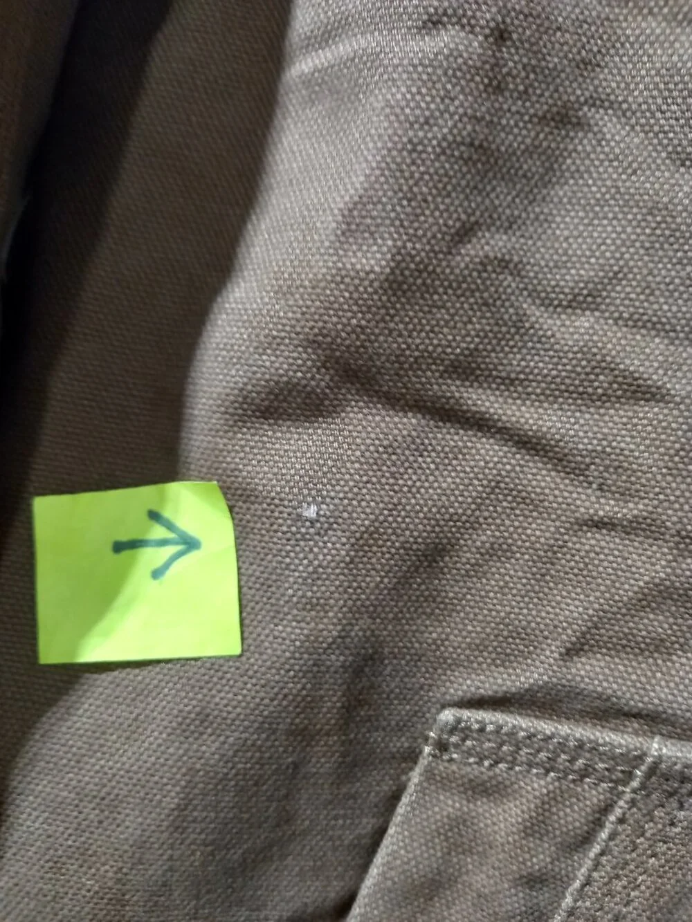 CANVAS CONCEALED CARRY JACKET - Brown | Large - Picture 5 of 6